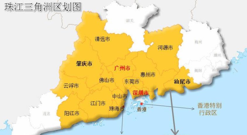 广州在中国地图上的哪个位置