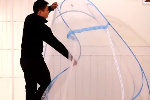 蚊帐怎么折叠?蒙古包蚊帐怎么收 ?