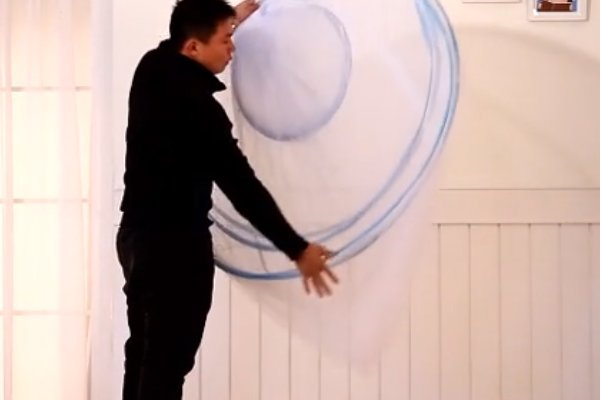 蚊帐怎么折叠?蒙古包蚊帐怎么收 ?