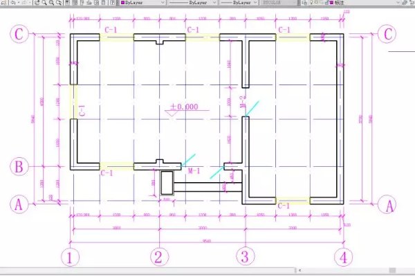 CAD中建筑平面图的绘图步骤是?