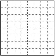 田字格书写方式