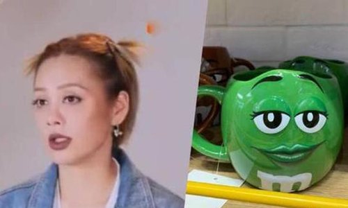 宁静用和自己撞脸的杯子，宁静的脸和M豆真的很像吗？