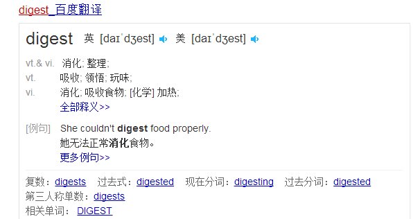 digest是什么意思