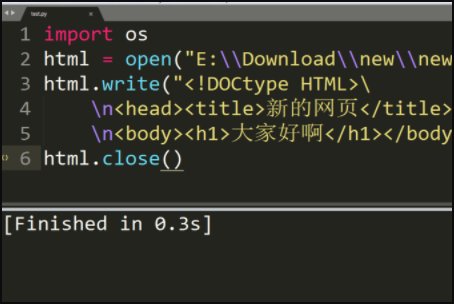 怎么用python简单的制作一个网页