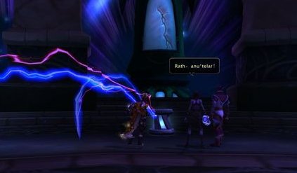 魔兽苏拉玛任务线的季节的变换线，最后有个任务是孤注一掷，任务提示要看看阿鲁因，怎么过？