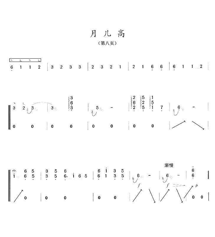 月儿高的乐曲赏析