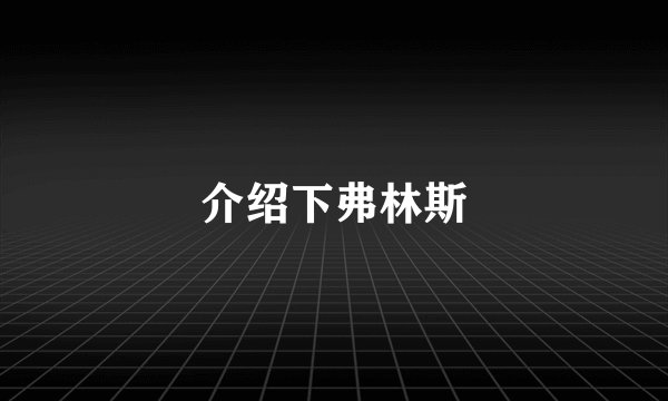介绍下弗林斯