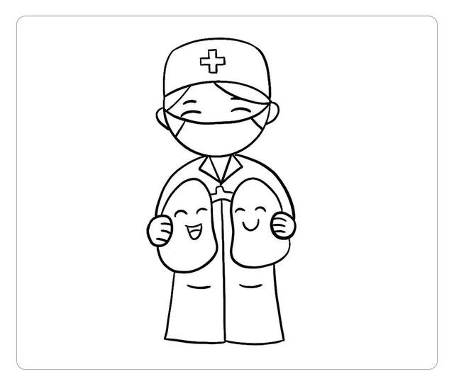 医护人员的简笔画怎么画?
