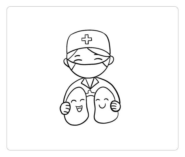 医护人员的简笔画怎么画?