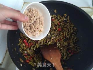 肉末酸豇豆怎么做？