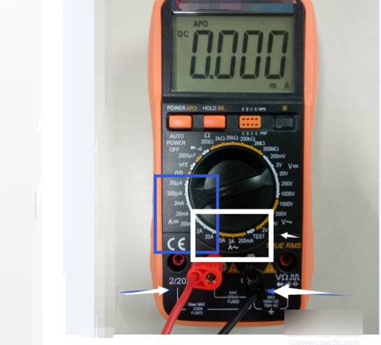 万用表档位的解释图解