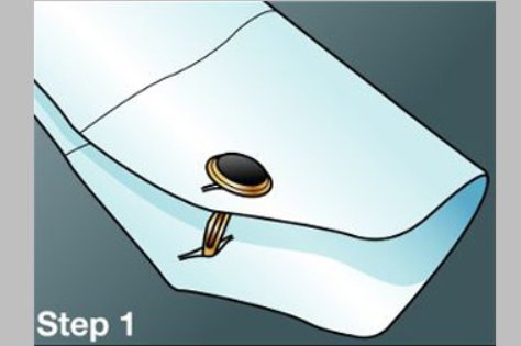 衬衫袖口钉怎么用