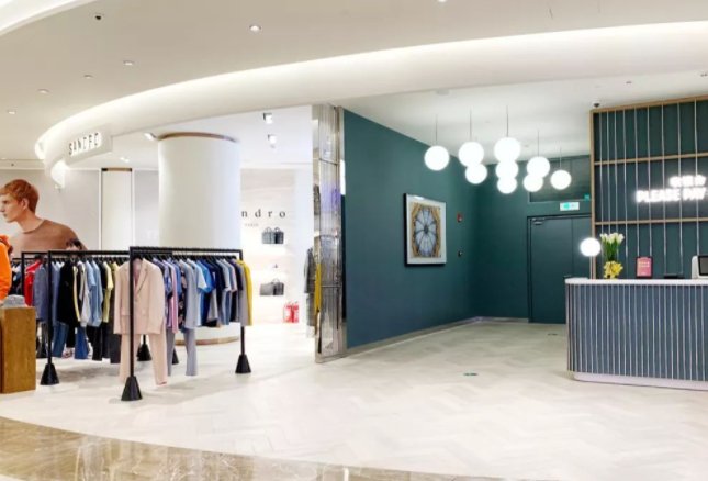 上海老佛爷各层的品牌