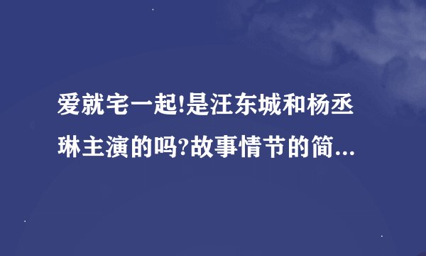 爱就宅一起!是汪东城和杨丞琳主演的吗?故事情节的简单介绍谁能告诉我一下?