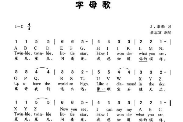 abcd英语歌儿歌是什么？