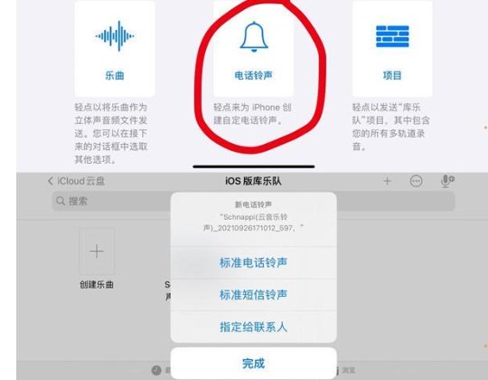 苹果来电铃声怎么设置