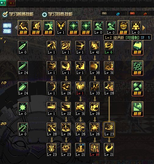 DNF黑骑Eiji的技能组合