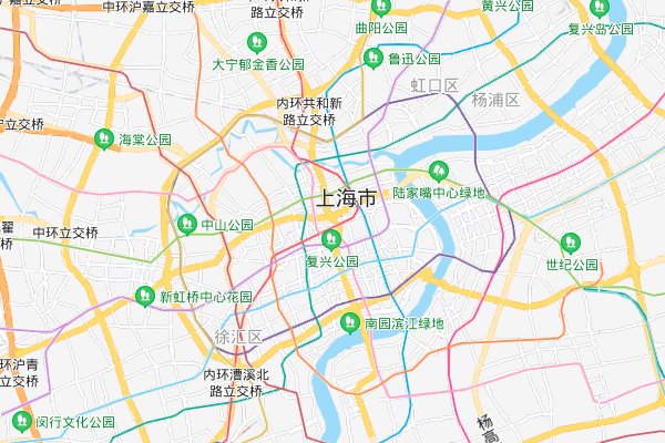 上海市地图的地理位置