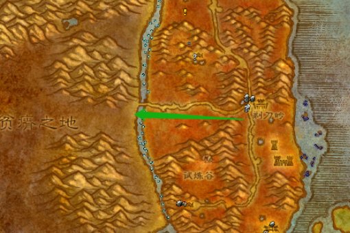 WOW环形山怎么去希利苏斯,路线啊？