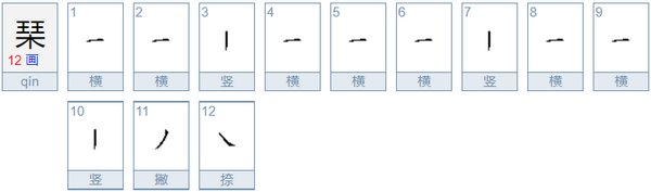 “琹”字是指什么意思