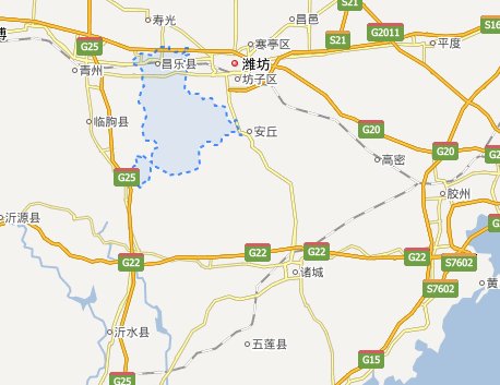 昌乐县地图西东南北是什么?方向