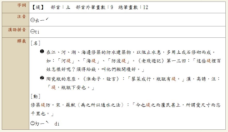 西堤牛排的“堤”究竟读什么音？