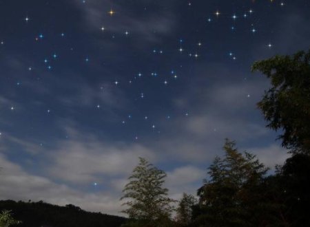 一年级下册看图写话晚上天空夜景