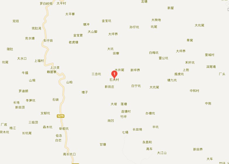 云浮郁南县千官镇石大村卫星地图