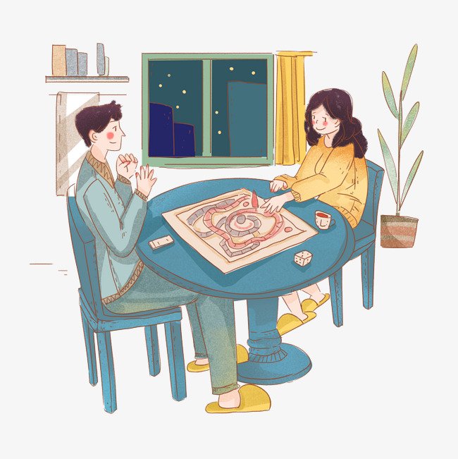 谁有情侣的飞行棋图吗?