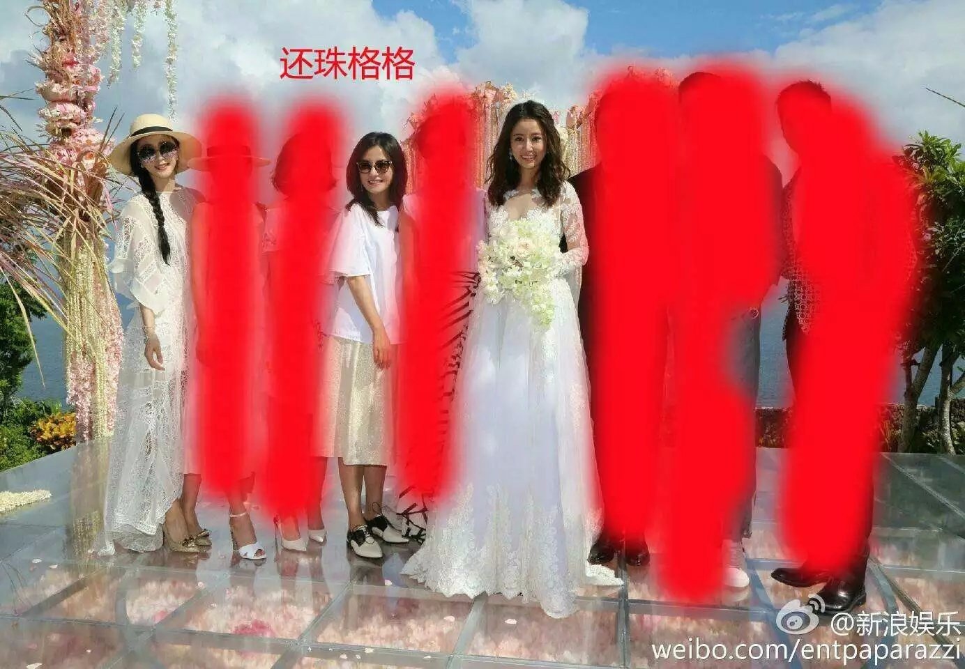 林心如霍建华婚礼的一张合照，包含了多少电视剧