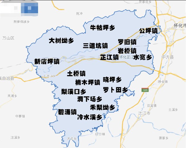 芷江县有哪些乡镇