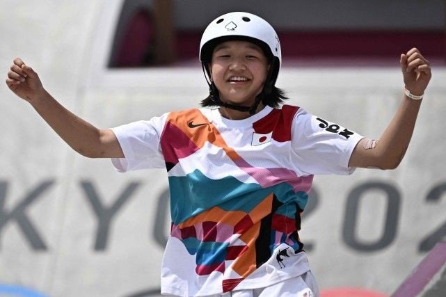 东京奥运会，日本13岁小将获得滑板冠军，对此你怎么看？