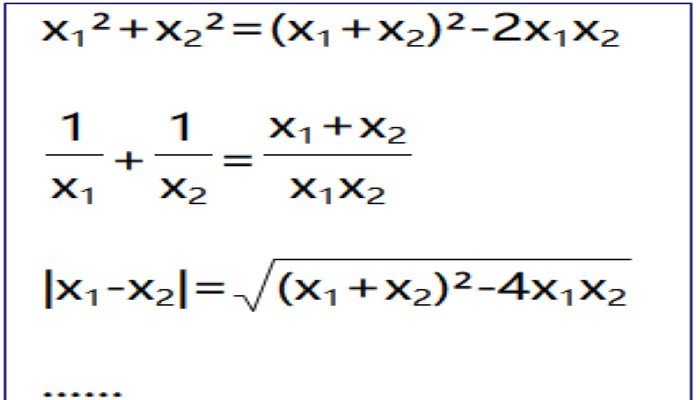 一元二次方程根与系数的关系