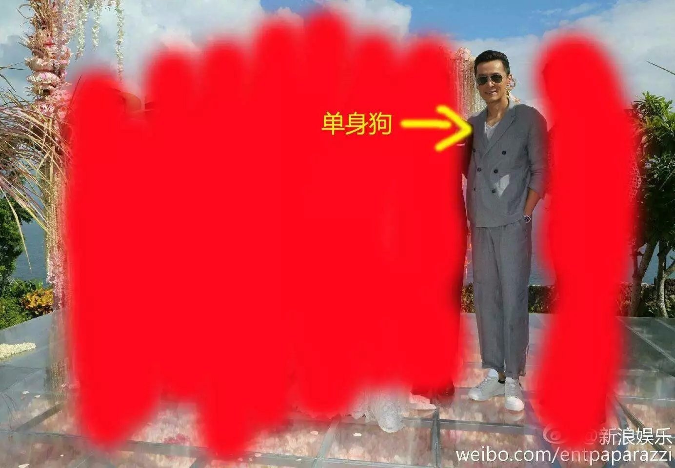 林心如霍建华婚礼的一张合照，包含了多少电视剧