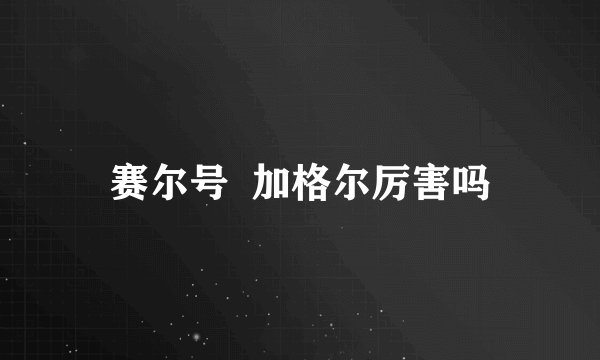 赛尔号  加格尔厉害吗