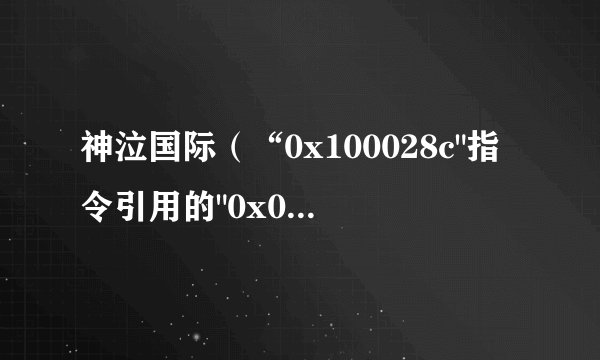 神泣国际（“0x100028c