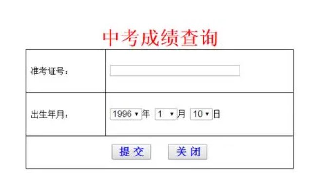 中考录取在哪个网站查