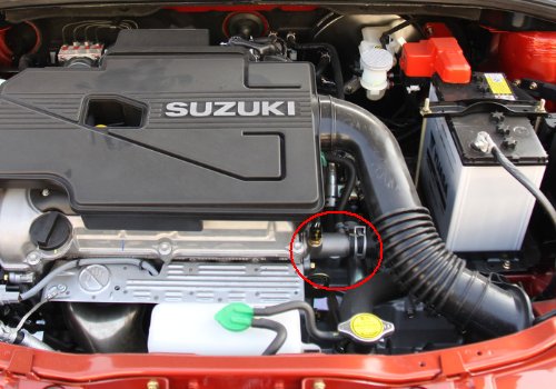 天语三厢的节温器在什么位置