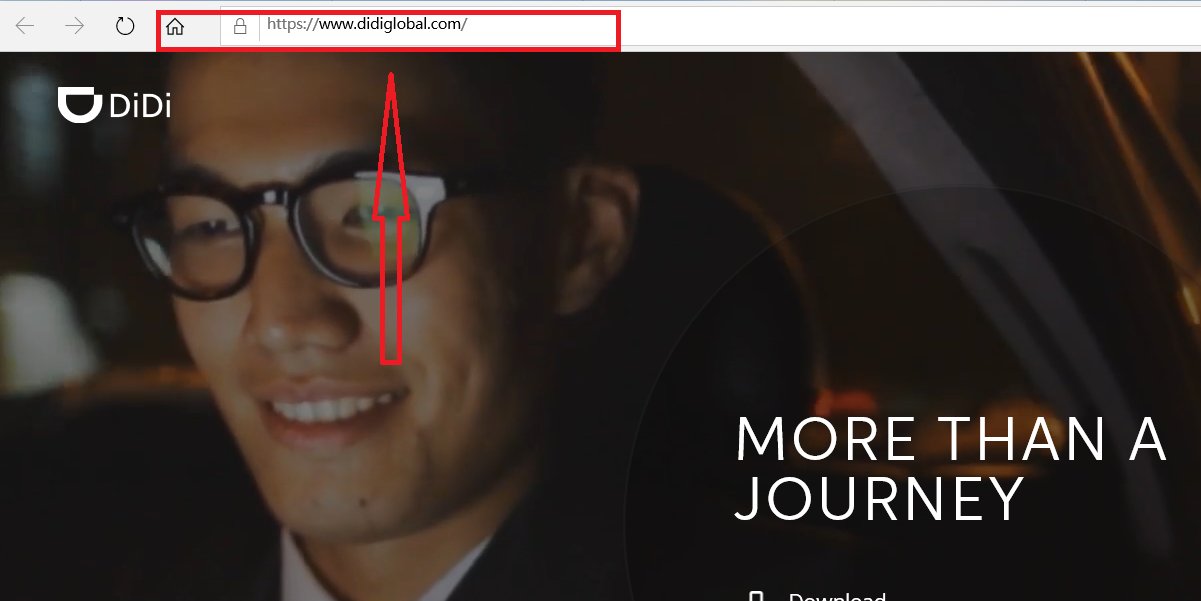 滴滴的官网网址？