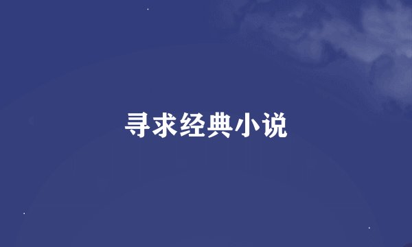 寻求经典小说