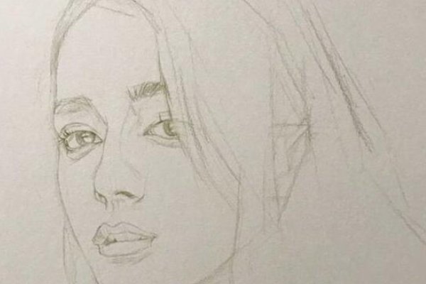 迪丽热巴怎么画