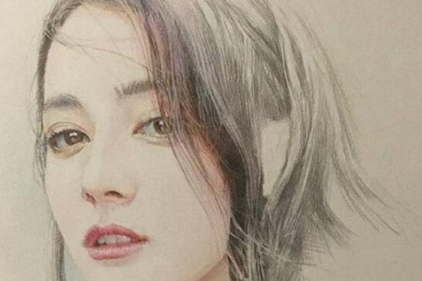 迪丽热巴怎么画