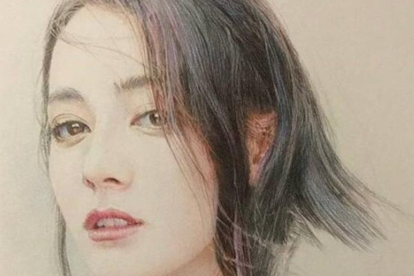 迪丽热巴怎么画