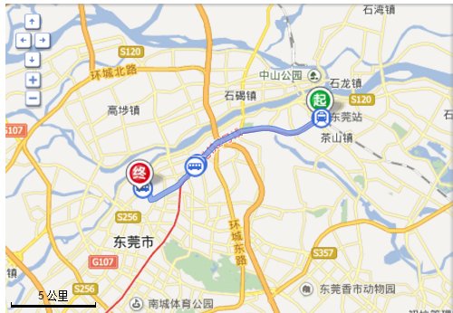 从东莞动车站到东莞广播电视大学怎么坐公交车去？