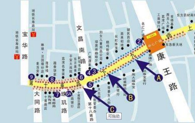 请问广州上下九在哪个区？