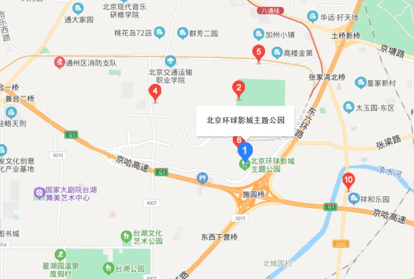 环球影城在北京哪个区？