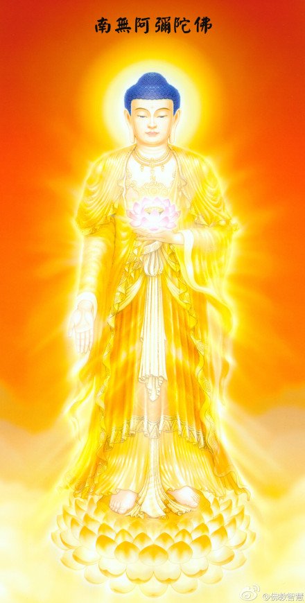 阿弥陀佛的佛像图片