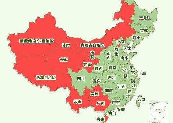 中国有几个省份？