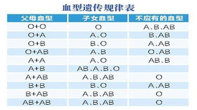 A型血和B型血生的孩子是什么血型 详细介绍