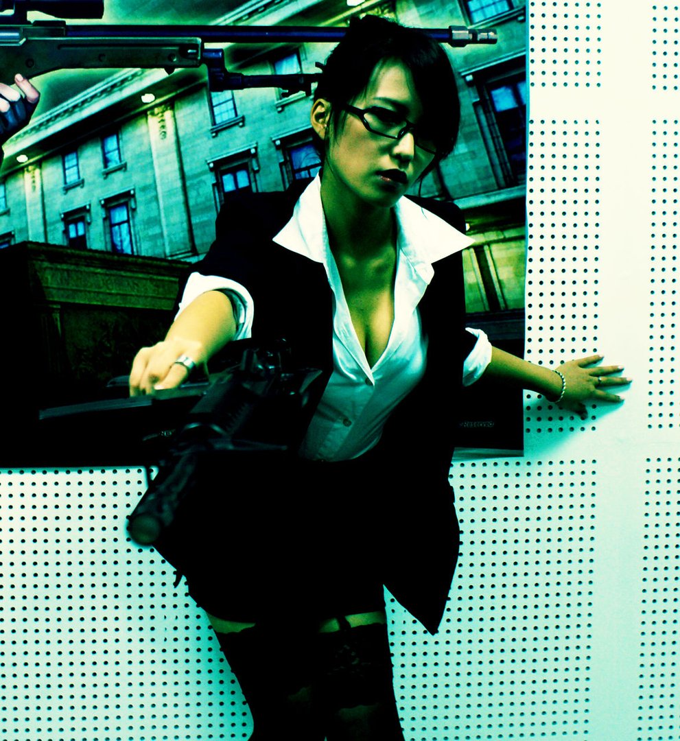 我要CSOL崔智云陈玮高清壁纸（眼镜娘）